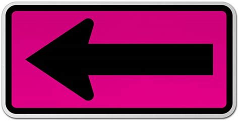 One Direction Large Left Arrow Sign Claim Your Discount