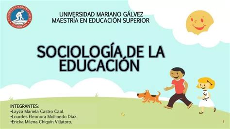 Ppt SociologÍa De La EducaciÓn Powerpoint Presentation Free Download Id6717196