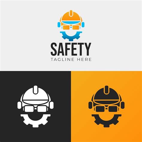 Premium Vector Vector Flat Design Safety Logo Template