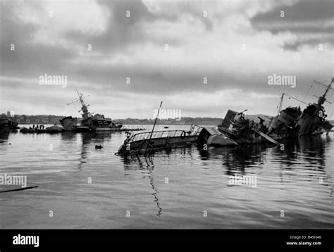 Events Second World War Wwii France Scuttling Of The French Fleet In Toulon 27 11 1942