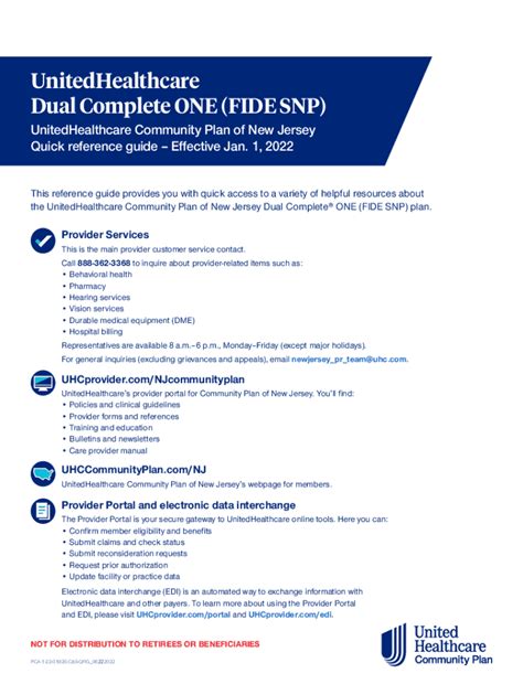 Fillable Online Unitedhealthcare Dual Complete One Fide Snp Quick