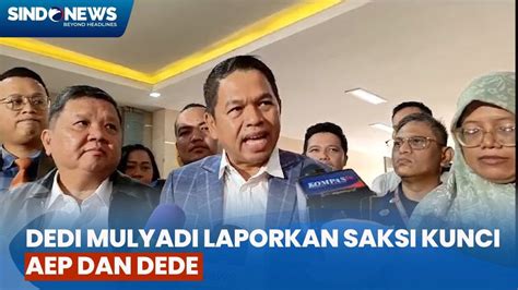 Pegi Bebas Dedi Mulyadi Gercep Laporkan Aep Dan Dede Ke Bareskrim Soal