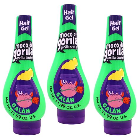 Amazon Moco De Gorila Galan Hair Styling Gel Reactivatable With