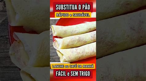 SUBSTITUA O PÃO Delícia no Café da Manha ou Lanche Rápido Barato e