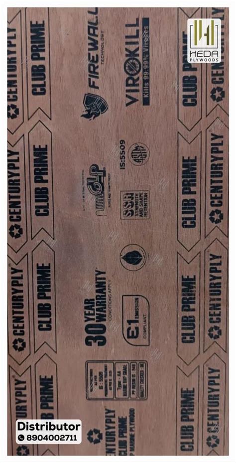 Centuryply Century Club Century Sainik Plywood For Furniture Size