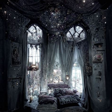 Pin By Microcats On Dark Home Decor Magical Bedroom Fantasy