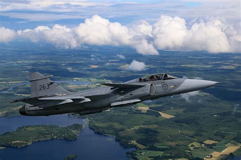 HD wallpaper: saab jas 39 gripen | Wallpaper Flare