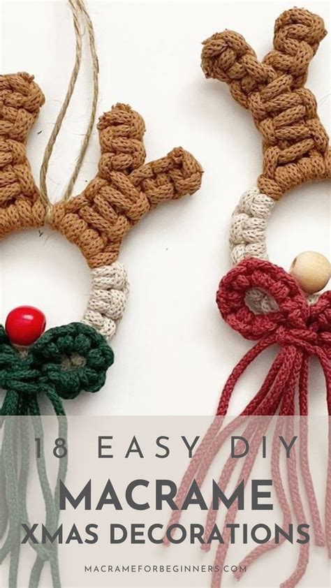 18 Gorgeous DIY Macrame Christmas Decoration Tutorials By Soulful