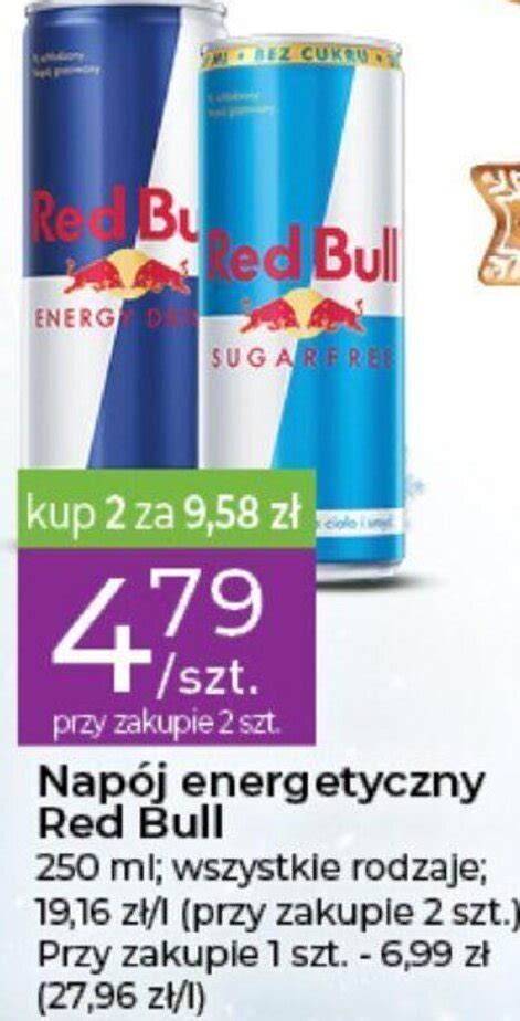 Promocja Red Bull Nap J Energetyczny Ml Wszystkie Rodzaje W Stokrotka