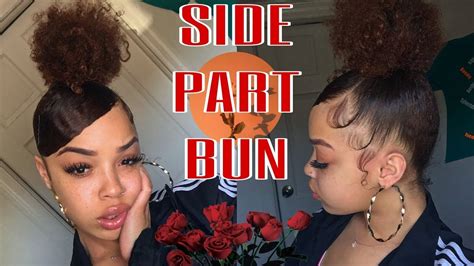 Natural Hair Bun Styles Cute Natural Hairstyles Natural Hair