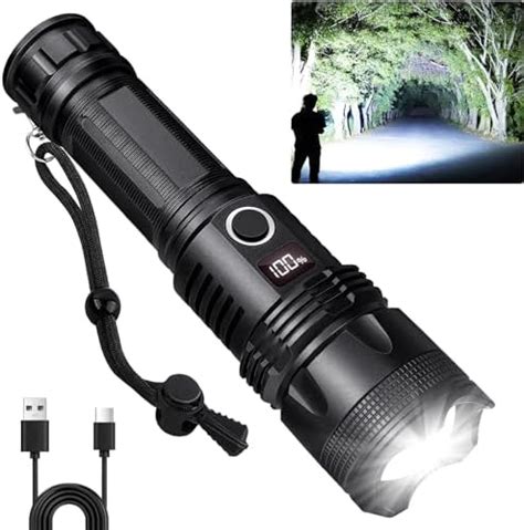 Vinderfine Flashlights High Lumens Rechargeable 900000 Lumens Super