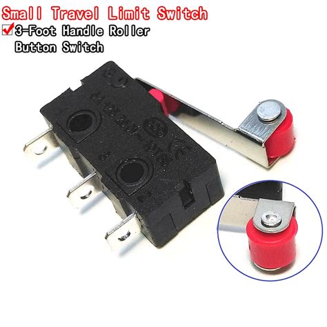 10pcs New Micro Roller Lever Arm Normally Open Close Limit Switch KW12