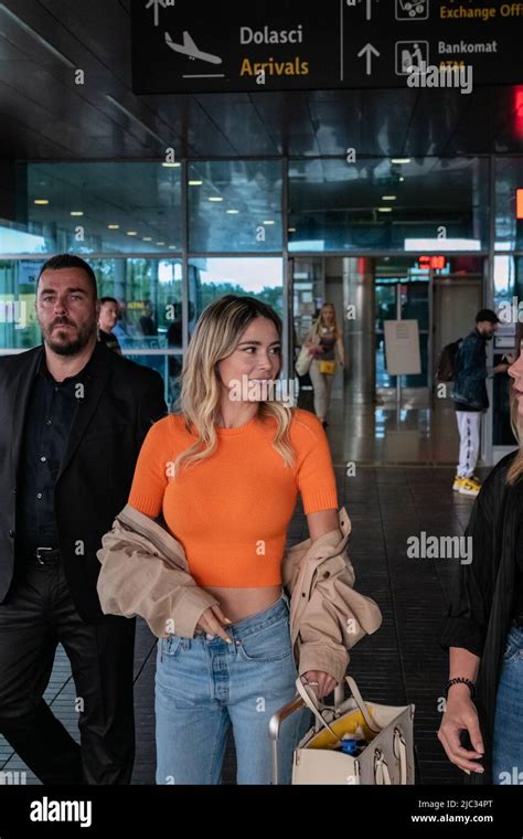 Diletta Leotta Arrives In Zadar Croatia Zadar Sports