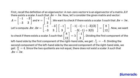 SOLVED Problem 3 Without Solving The For The Eigenvalues And