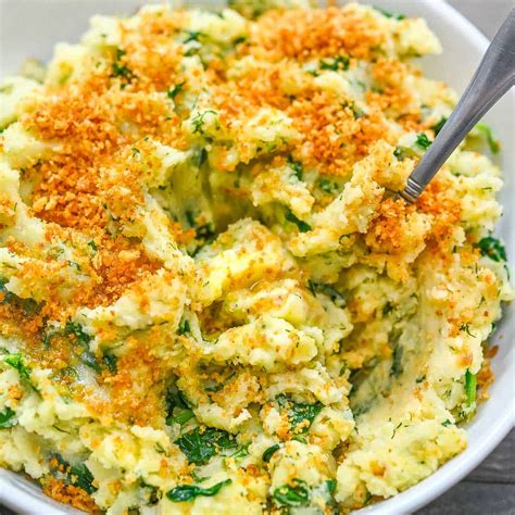 Vegan Spinach Mashed Potatoes Eat Something Vegan