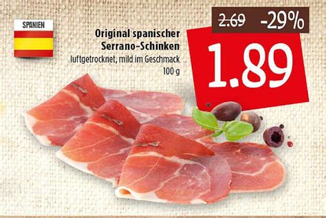 Original Spanischer Serrano Schinken Angebot Bei Kupsch 1Prospekte De