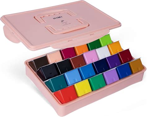 Himi Gouache Paints Set 24 Colors 80ml 112 Us Fl Oz