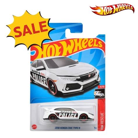 HOT WHEELS HONDA 風火輪 本田思域 type r 警察 蝦皮購物