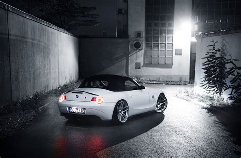 White Snake Bmw Z4 Gets Custom Projector Headlights — Gallery