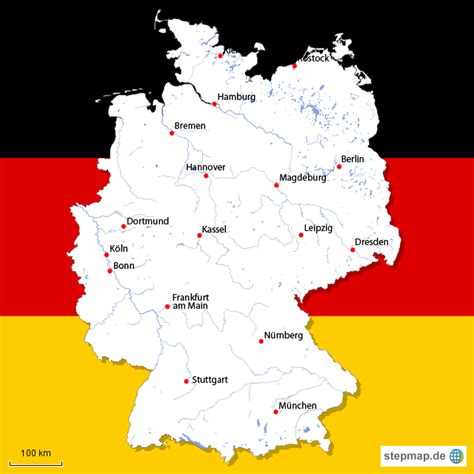 Stepmap Deutschland Landkarte Für Deutschland