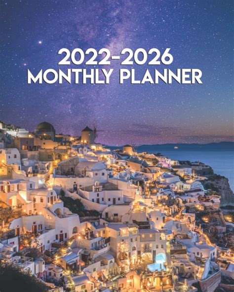 2022 2026 Monthly Planner 5 Year 60 Months Organizer Calendar