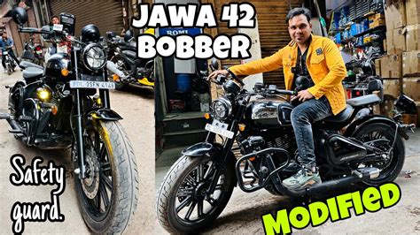 Jawa 42 Bobber Black Mirror Modified Jawa 42 Bobber Top End