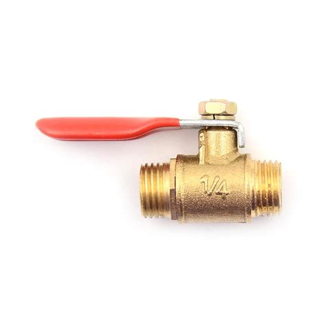 Buy G Pipe Male To Male Thread Brass Ball Valve Hose Connector