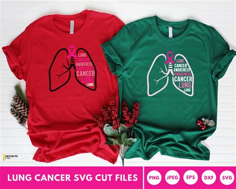 Lung Cancer Svg Lung Cancer Awareness Svg Lung Cancer Cut Files Pink Ribbon Svg Cancer Ribbon