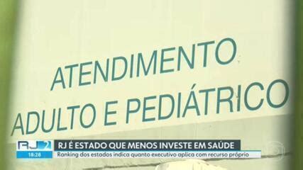 RJ é o estado que menos investe recursos próprios em saúde segundo