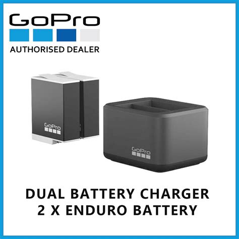 Gopro Dual Battery Charger And X Enduro Battery For Hero Hero