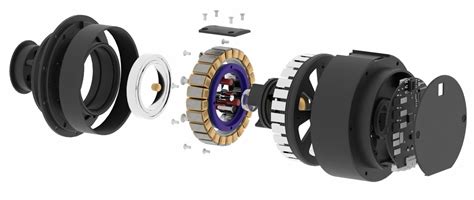 Rmd X6 Brushless Dc Gear Motor Pancake Servo Motor With Encoder And Motor Drive 48v 180w 5n M