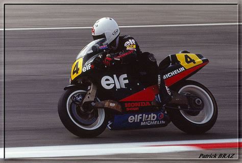 Ron Haslam Elf 5 Honda NSR 500 GP De France 1988 Honda Elf Michelin