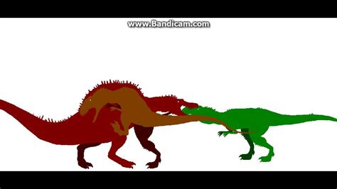 Giganotosaurus Vs Spinosaurus Jurassic World