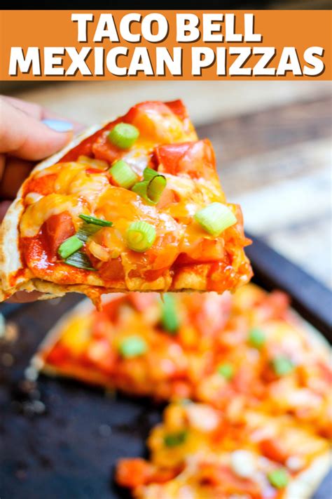 Taco Bell Mexican Pizzas Copycat