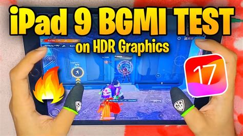 Ipad Th Gen Bgmi Test On Hdr Graphics In Lag Ipad Th Gen