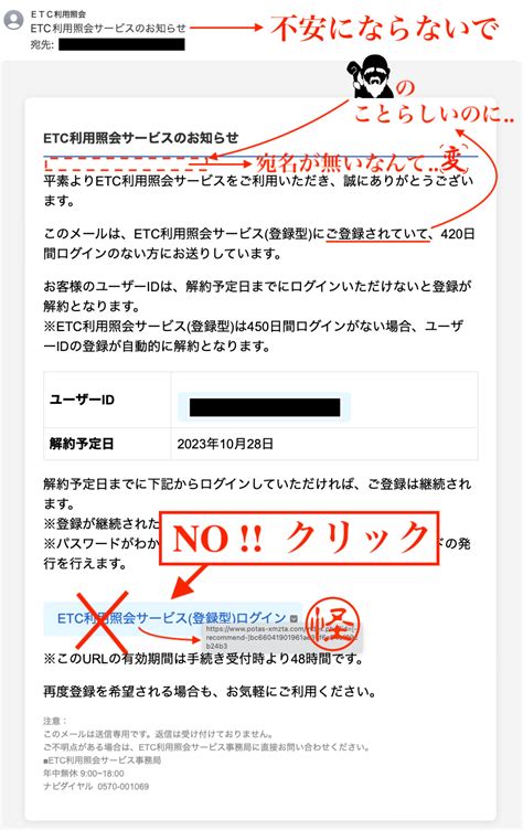 『etc利用照会サービスのお知らせ』というメールにご用心を Laosunzeeのブログ