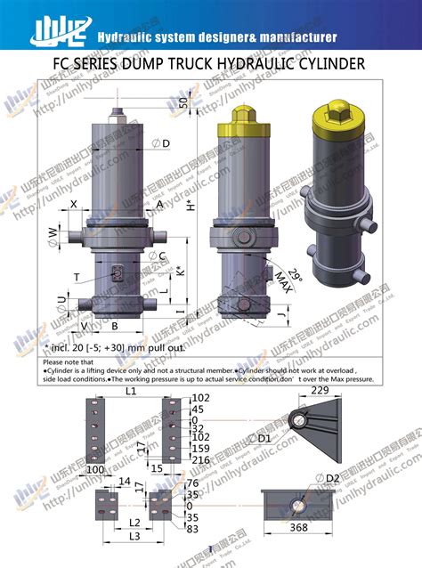 Front End Parker Telescopic Hydraulic Cylinder For Dump Truck Buy Front End Parker Telescopic