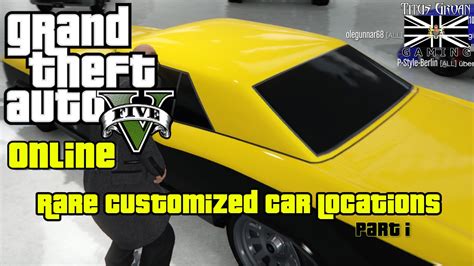 Grand Theft Auto 5 Online Rare Customized Car Spawn Locations Part I