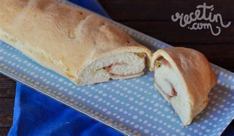 Pan relleno de jamón y queso una merienda especial Recetín