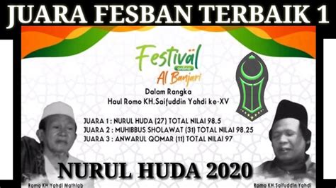 Juara Nurul Huda Madiun Fesban The Best Master Online Youtube