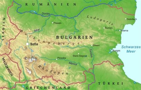 Karte Von Bulgarien Freeworldmaps Net