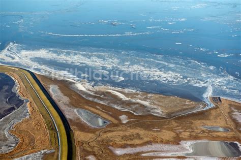 Luftaufnahme Krummh Rn Winterluftbild Soll Biotop In Einem Feld Im