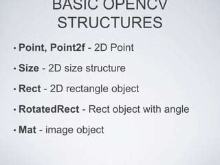 Intro Opencv Ppt