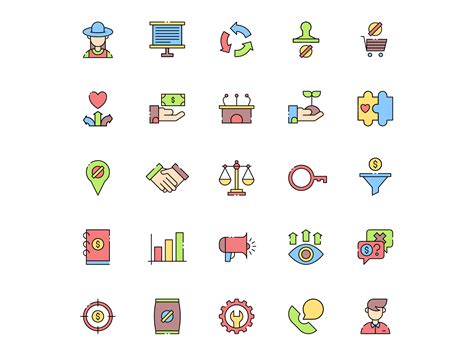 Colored Fair Trade Icons By Unblast On Dribbble