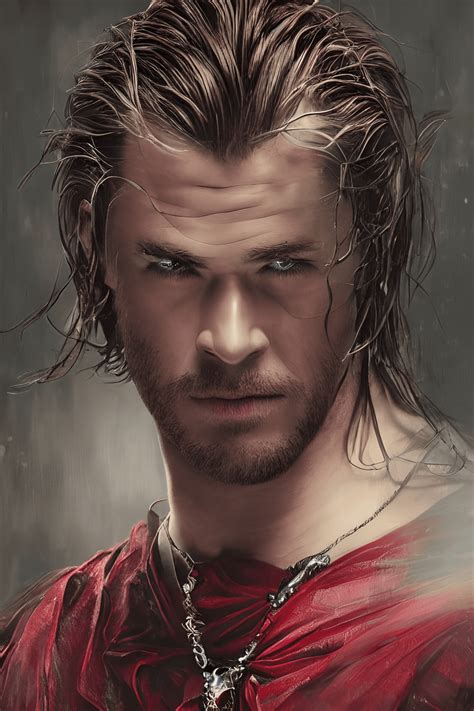 Chris Hemsworth Vampire Graphic · Creative Fabrica