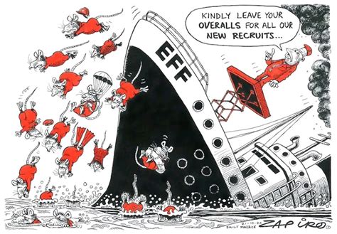 Zapiro S Eff Rats Fleeing A Sinking Ship Cartoon Sparks Racism Debate