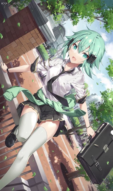 Sinon Sword Art Online Drawn By Gabiran Danbooru