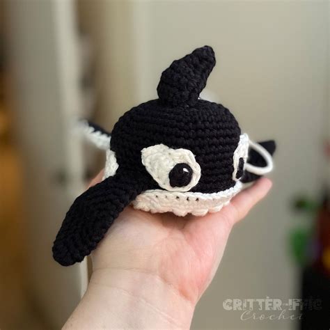 Orca Killer Whale Amigurumi Crochet Pattern Ollie The Orca Etsy