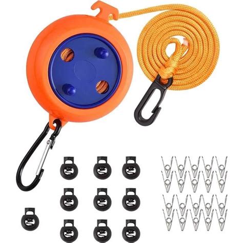 Corde Linge R Tractable Ext Rieure De M Portable Camping Corde