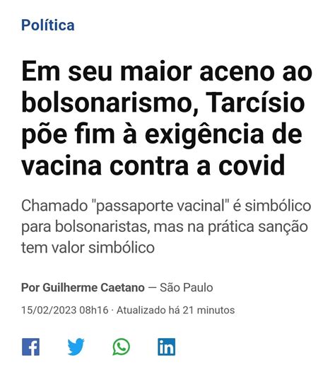 Al On Twitter O Globo Mas O Chamado Passaporte Vacinal Se